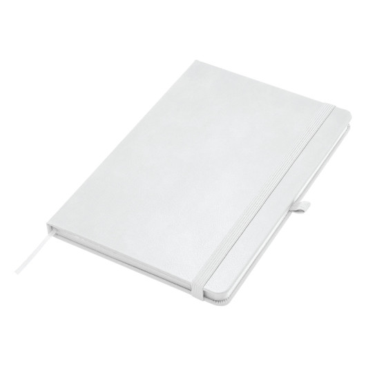 White Leather Feel A5 Notebooks